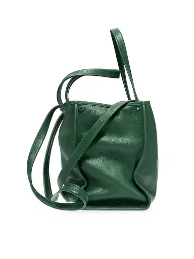 TELFAR Men's Medium Carry Logo Leather Bag | Thumbnail 2 TELFAR Men's Medium Carry Logo Leather Bag | Thumbnail 2