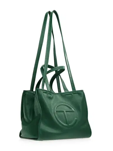 TELFAR Men's Medium Carry Logo Leather Bag | Thumbnail 5 TELFAR Men's Medium Carry Logo Leather Bag | Thumbnail 5