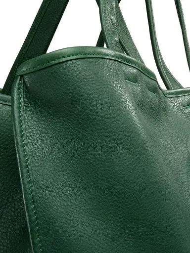 TELFAR Men's Medium Carry Logo Leather Bag | Thumbnail 9 TELFAR Men's Medium Carry Logo Leather Bag | Thumbnail 9