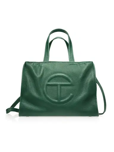 TELFAR Men's Medium Carry Logo Leather Bag | Thumbnail 1 TELFAR Men's Medium Carry Logo Leather Bag | Thumbnail 1