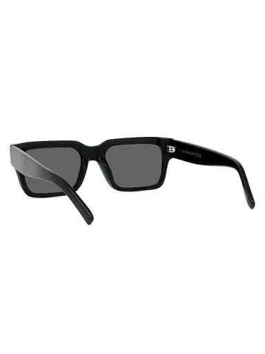 Givenchy Men's 53MM GV Day Acetate Sunglasses - Shiny Black Smoke | Thumbnail 4 Givenchy Men's 53MM GV Day Acetate Sunglasses - Shiny Black Smoke | Thumbnail 4