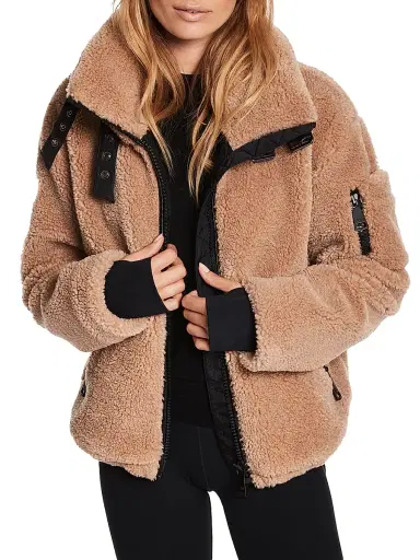 Sam. Women's Denver Sherpa Jacket - Camel - Size Large | Thumbnail 2 Sam. Women's Denver Sherpa Jacket - Camel - Size Large | Thumbnail 2
