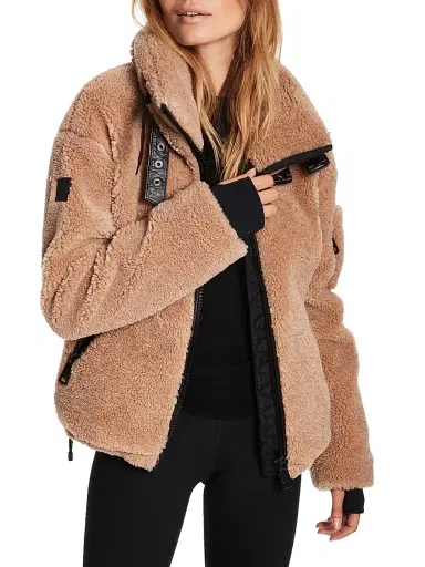 Sam. Women's Denver Sherpa Jacket - Camel - Size Large | Thumbnail 3 Sam. Women's Denver Sherpa Jacket - Camel - Size Large | Thumbnail 3