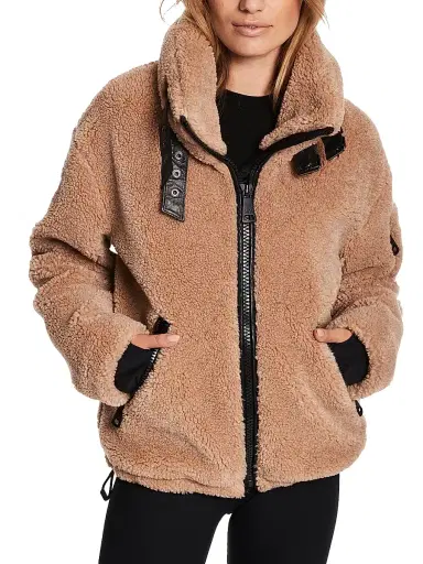 Sam. Women's Denver Sherpa Jacket - Camel - Size Large | Thumbnail 1 Sam. Women's Denver Sherpa Jacket - Camel - Size Large | Thumbnail 1