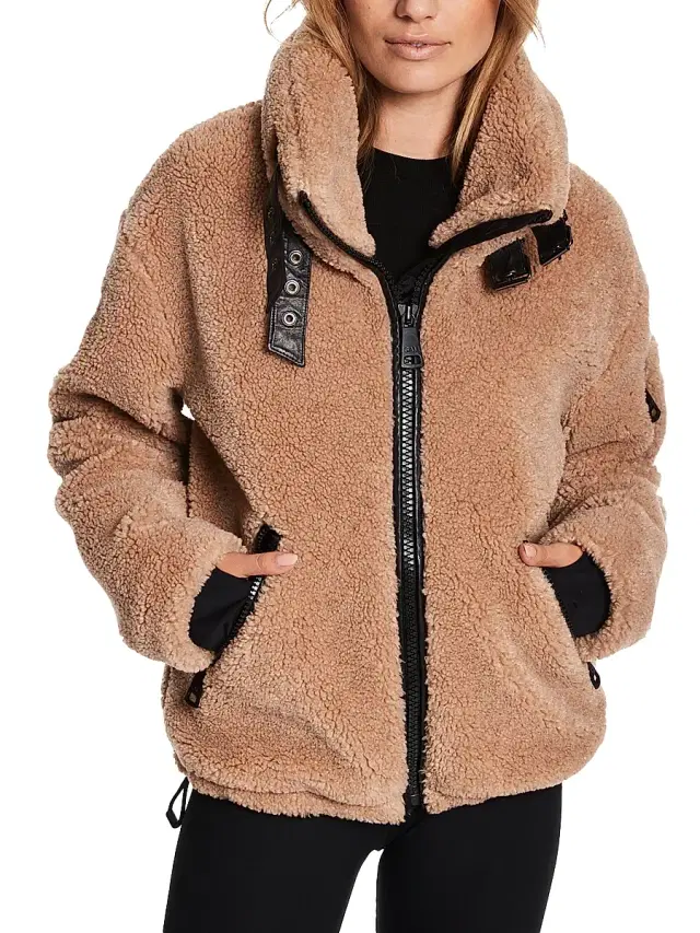 SAM. Women's Denver Sherpa Jacket - Camel