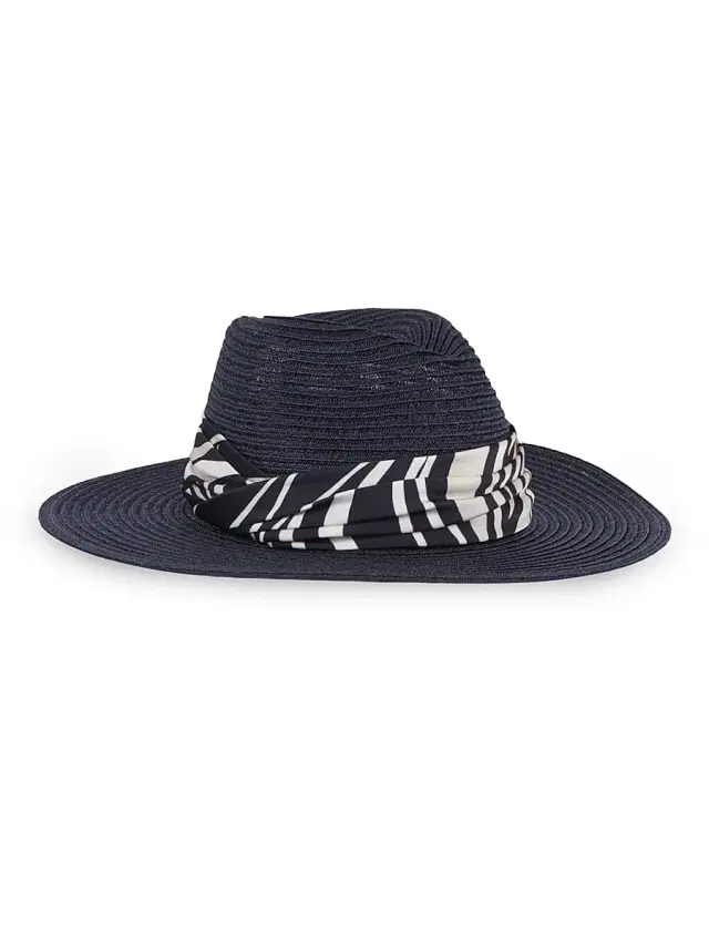 Eugenia Kim Women's Courtney Vented Hemp Fedora - Black