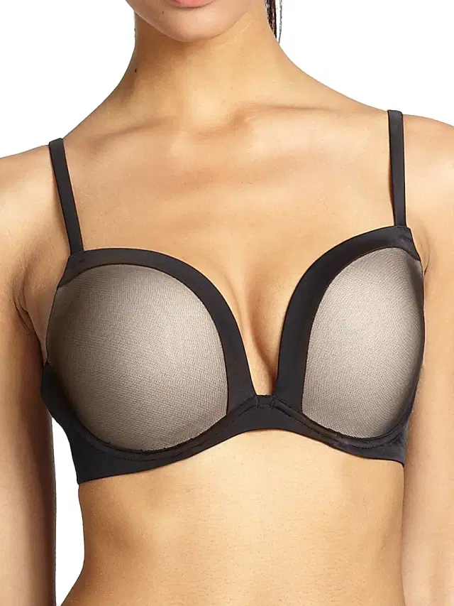 Le Mystere Women's Infinite Possibilities Plunge Bra - Black