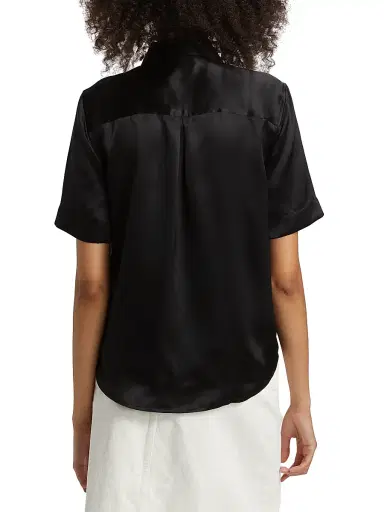 L'Agence Women's Ellah Satin Silk Shirt | Thumbnail 5 L'Agence Women's Ellah Satin Silk Shirt | Thumbnail 5