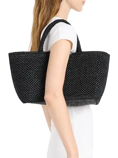 Proenza Schouler Women's East West Chelsea Raffia Tote Bag | Thumbnail 3