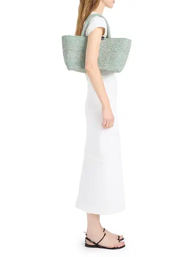 Proenza Schouler Women's East West Chelsea Raffia Tote Bag | Thumbnail 3
