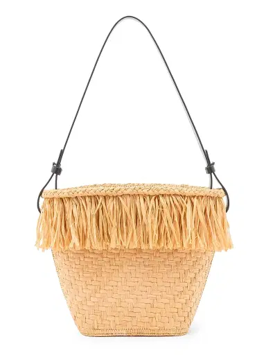 Proenza Schouler Women's Small Fringe Raffia Bucket Bag | Thumbnail 5