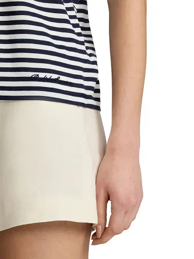 Ralph Lauren Collection Women's Hallie Striped Crewneck T-Shirt | Thumbnail 6 Ralph Lauren Collection Women's Hallie Striped Crewneck T-Shirt | Thumbnail 6