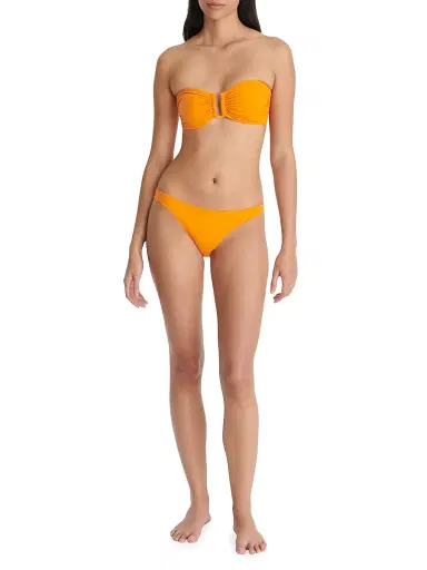 Eres Women's Show Bandeau Bikini Top - Kumquat - Size 10 | Thumbnail 2 Eres Women's Show Bandeau Bikini Top - Kumquat - Size 10 | Thumbnail 2