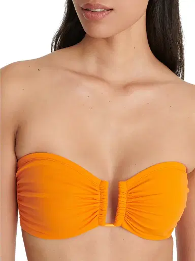 Eres Women's Show Bandeau Bikini Top - Kumquat - Size 10 | Thumbnail 5 Eres Women's Show Bandeau Bikini Top - Kumquat - Size 10 | Thumbnail 5