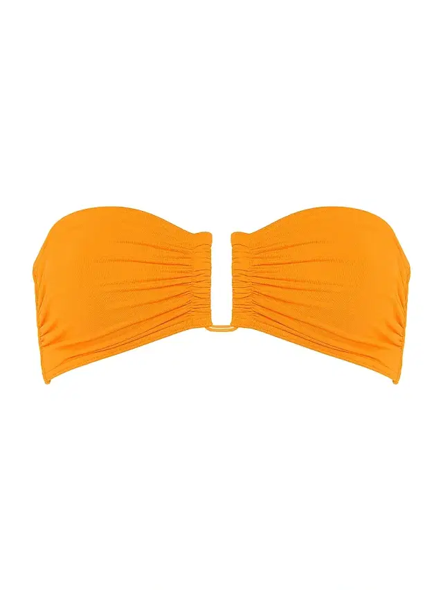 ERES Women's Show Bandeau Bikini Top - Kumquat