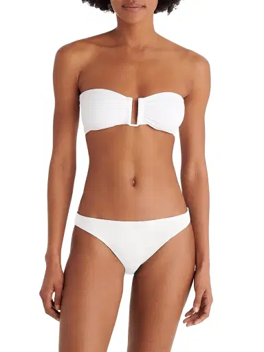 Eres Women's Show Bandeau Bikini Top - White | Thumbnail 3