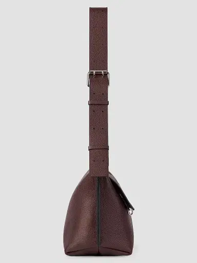 Givenchy Men's Fold Bag in Grained Leather - Ebony Brown | Thumbnail 3