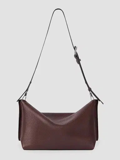 Givenchy Men's Fold Bag in Grained Leather - Ebony Brown | Thumbnail 4