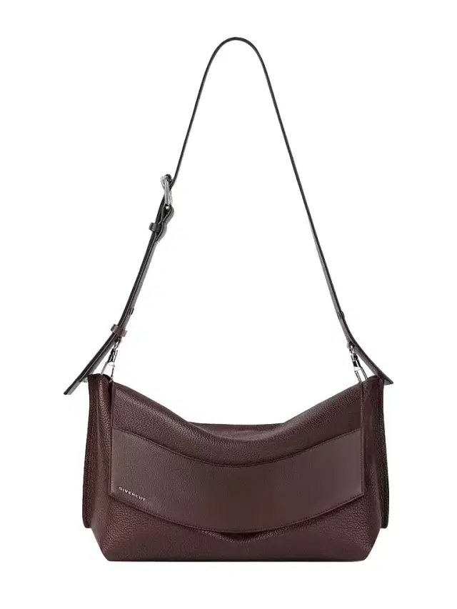 Givenchy Men's Fold Bag in Grained Leather - Ebony Brown