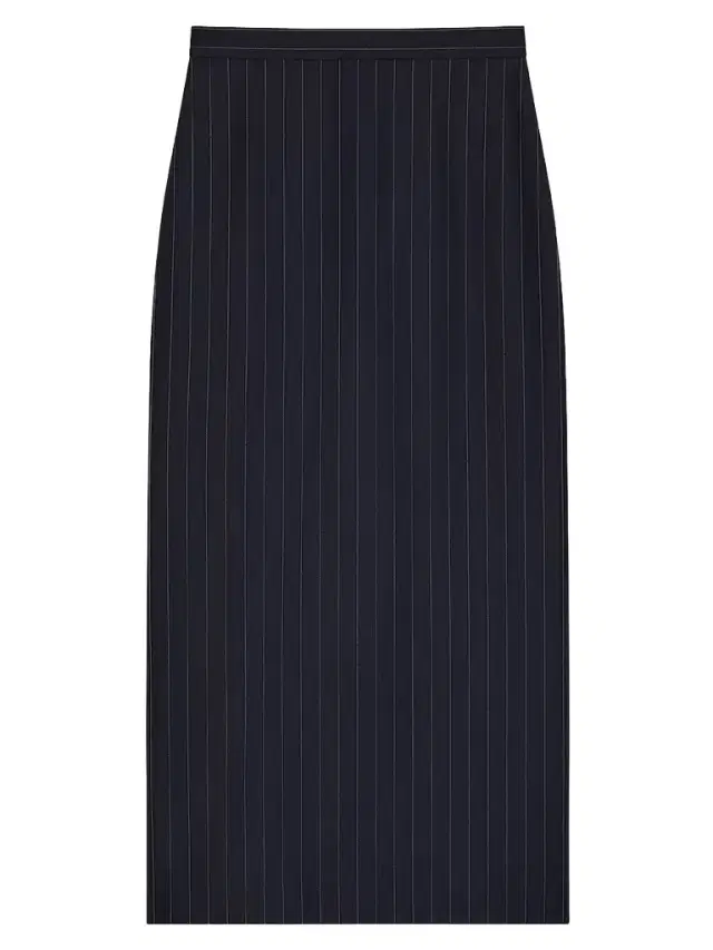 Givenchy Women's Midi Striped Skirt in Wool - Dark Navy