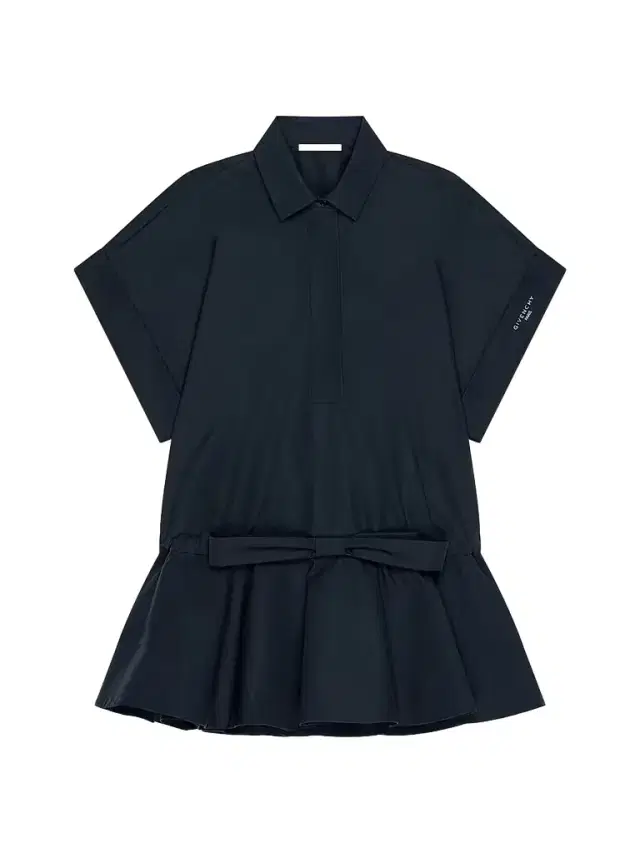 Givenchy Women's Mini Shirt Dress in Poplin with Bow