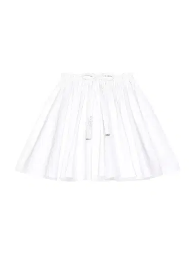 Givenchy Women's Mini Pleated Skirt in Poplin - White - Size 12 | Thumbnail 1 Givenchy Women's Mini Pleated Skirt in Poplin - White - Size 12 | Thumbnail 1
