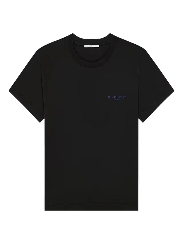 Givenchy Women's Slim T-Shirt in Cotton with Embroidery - Black