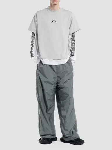 Balenciaga Men's Bodies Tracksuit Pants - Elephant Grey | Thumbnail 2 Balenciaga Men's Bodies Tracksuit Pants - Elephant Grey | Thumbnail 2
