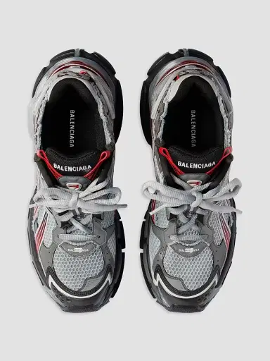 Balenciaga Men's Runner Gradient Sneakers - Grey - Size 14 | Thumbnail 3