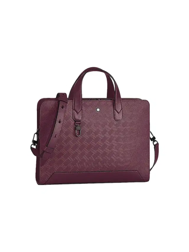 Men's Extreme 3.0 Leather Briefcase - Dark Red
