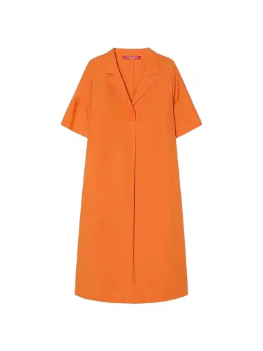 Marina Rinaldi Women's Cotton Poplin Dress - Tangerine - Size 16 | Thumbnail 1 Marina Rinaldi Women's Cotton Poplin Dress - Tangerine - Size 16 | Thumbnail 1