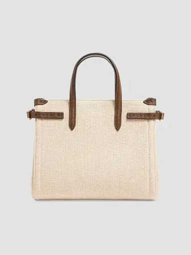 Valentino Garavani Women's Antibes Small Embroidered Linen top Handle Bag - Ecru Multi | Thumbnail 2