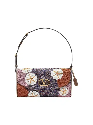 Valentino Garavani Women's Devain Embroidered Shoulder Bag | Thumbnail 1 Valentino Garavani Women's Devain Embroidered Shoulder Bag | Thumbnail 1