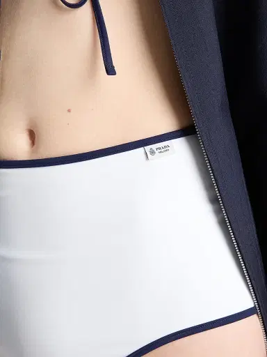 Prada Women's Jersey Bikini Panty - White - Size XL | Thumbnail 5