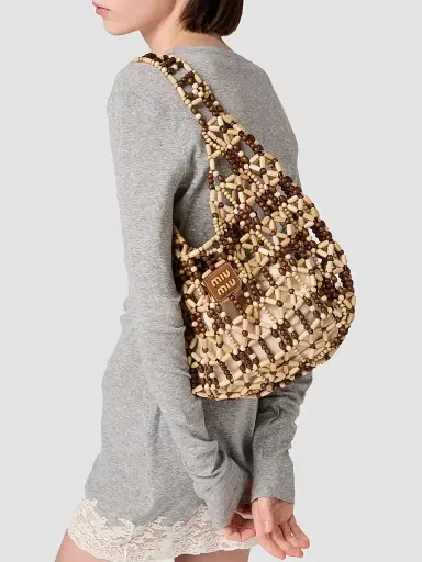 Miu Miu Women's Mesh Hobo Bag | Thumbnail 3 Miu Miu Women's Mesh Hobo Bag | Thumbnail 3