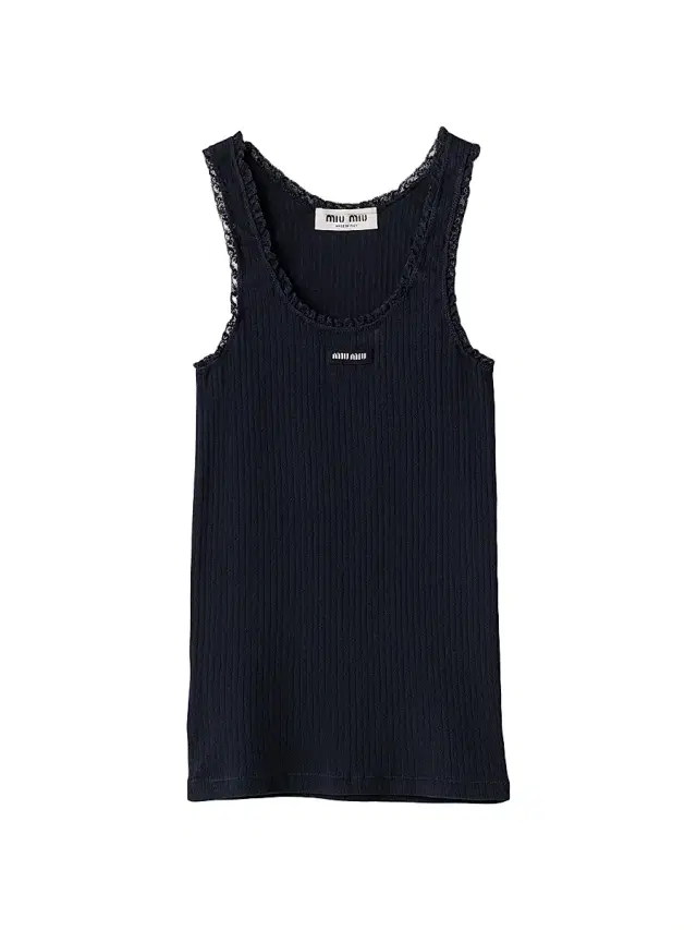 Women's Garment-Dyed Cotton Tank Top - Blue