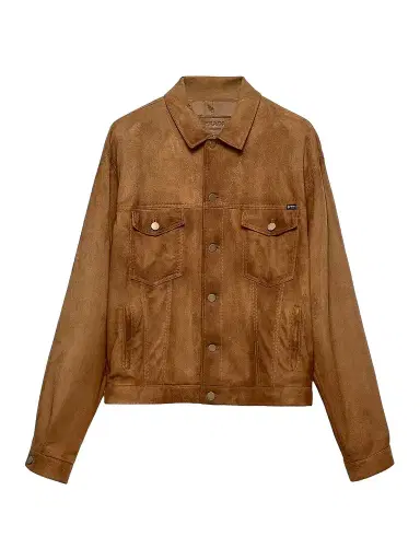 Prada Men's Suede Jacket - Brown - Size 48 | Thumbnail 1 Prada Men's Suede Jacket - Brown - Size 48 | Thumbnail 1