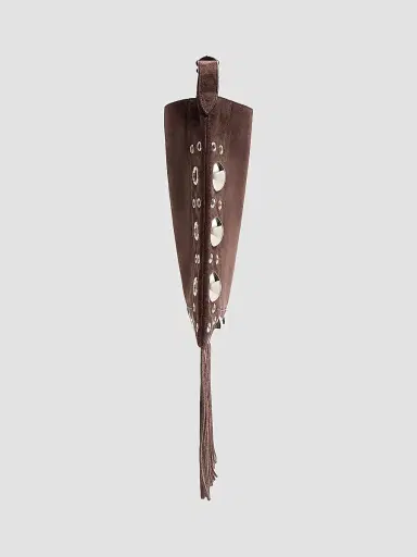 Valentino Garavani Women's Nellcôte Suede Shoulder Bag with Fringes | Thumbnail 4 Valentino Garavani Women's Nellcôte Suede Shoulder Bag with Fringes | Thumbnail 4