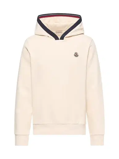 Moncler Men's Hoodie in Cotton - Ivory - Size XXXL | Thumbnail 1