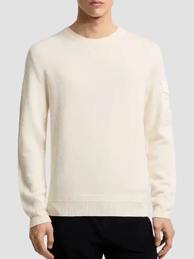 Moncler Men's Sweater in Wool - Beige - Size XXXL | Thumbnail 2