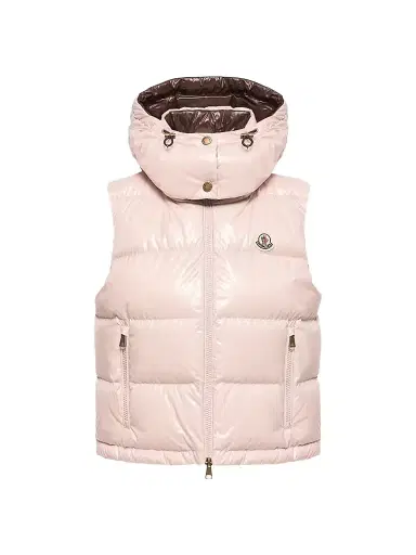 Moncler Women's Niverolle Puffer Vest - Pink - Size Large | Thumbnail 1