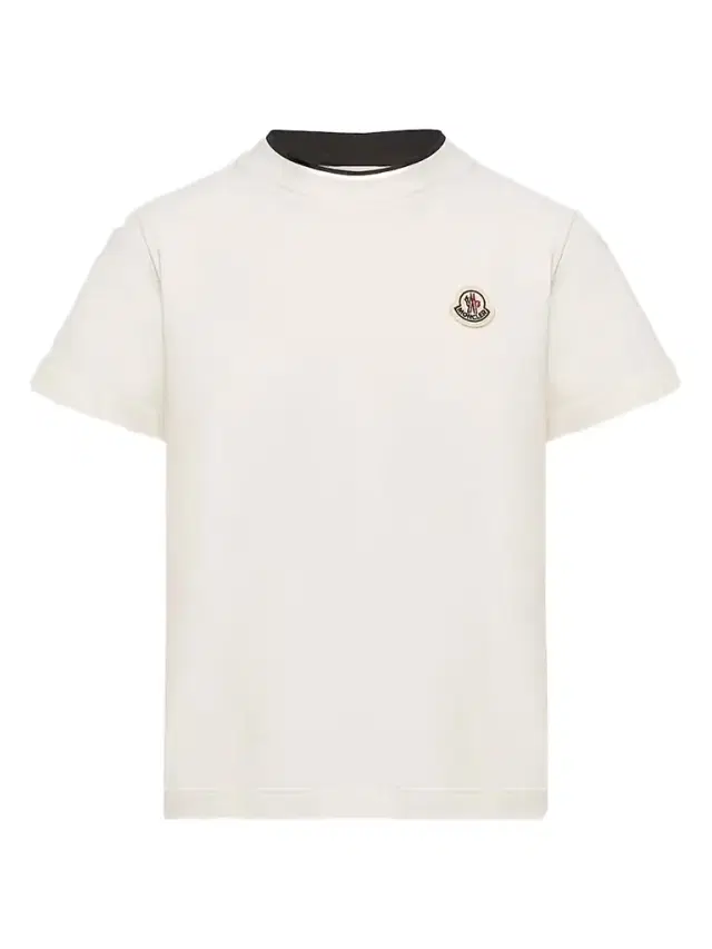 Moncler Little Boy's & Boy's Crewneck T-Shirt in Cotton - White