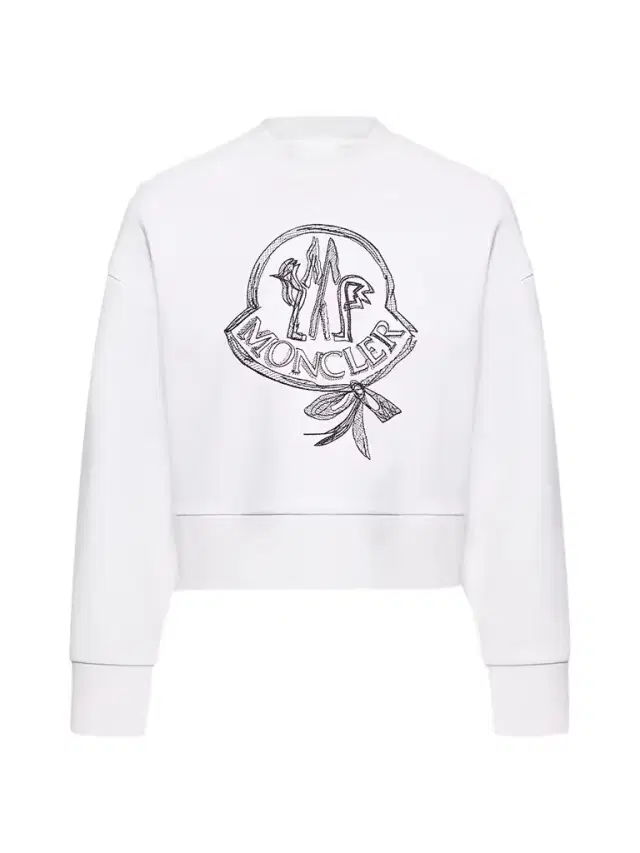 Women's Sweatshirt in Cotton - White