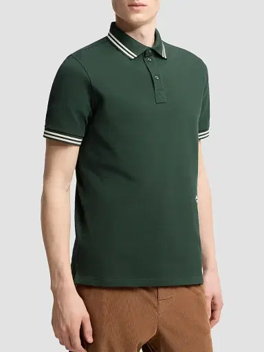 Moncler Men's Polo Shirt in Cotton Piquet | Thumbnail 2 Moncler Men's Polo Shirt in Cotton Piquet | Thumbnail 2