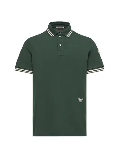 Moncler Men's Polo Shirt in Cotton Piquet | Thumbnail 1 Moncler Men's Polo Shirt in Cotton Piquet | Thumbnail 1