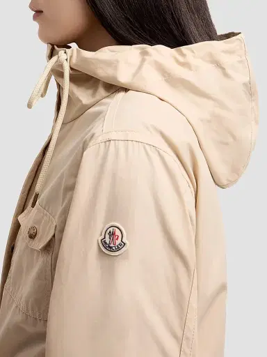 Moncler Women's Serin Parka Jacket in Cotton Blend | Thumbnail 4 Moncler Women's Serin Parka Jacket in Cotton Blend | Thumbnail 4