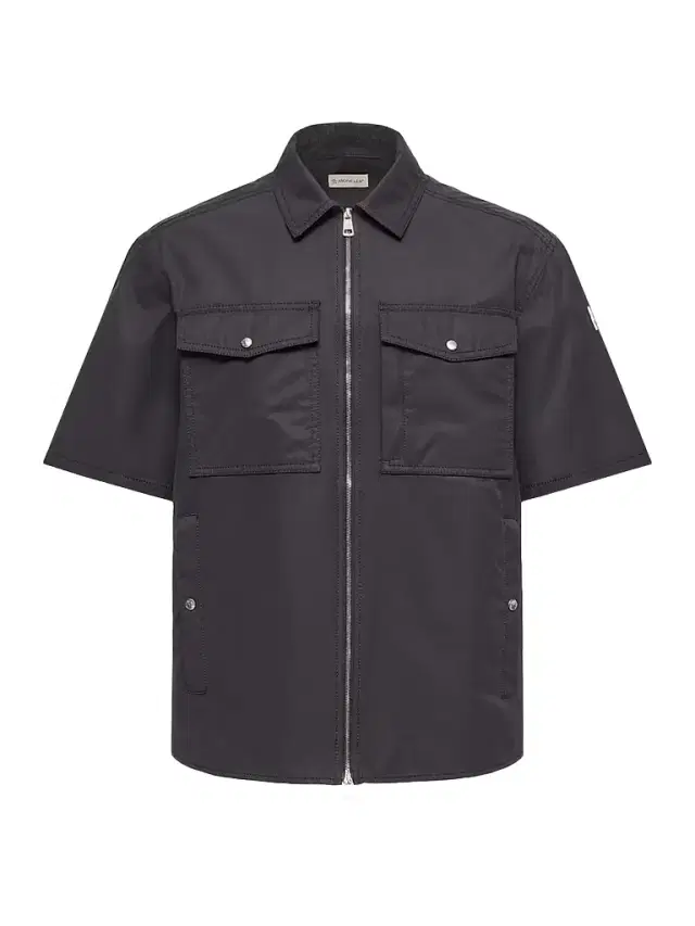 Moncler Men's Zip-Up Shirt - Navy Blue