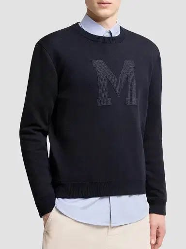 Moncler Men's Sweater in Cotton Blend | Thumbnail 2