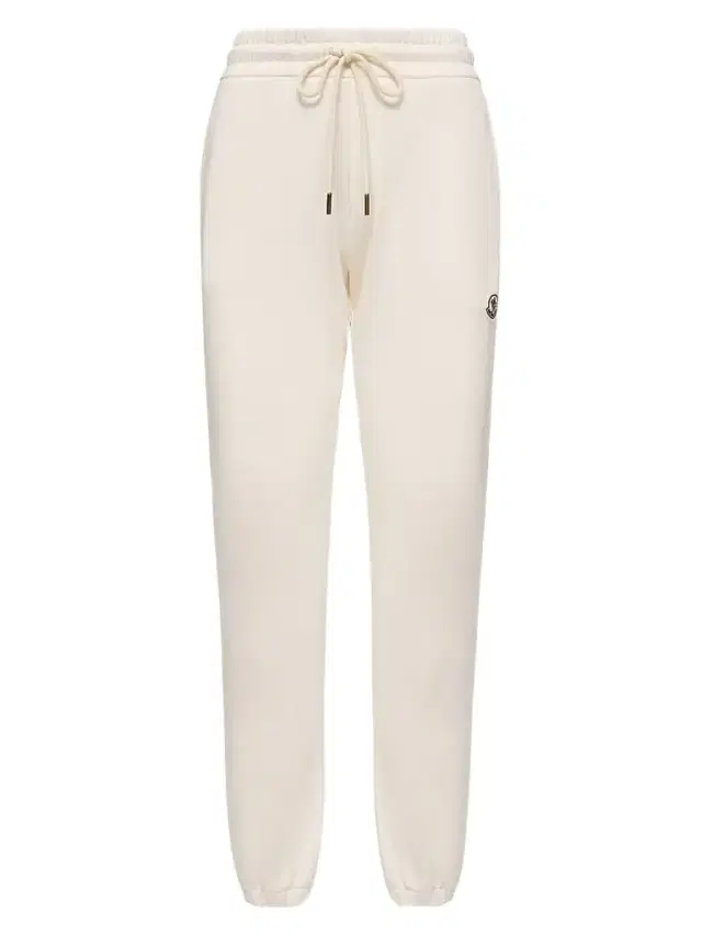Moncler Women's Sweatpants in Cotton Blend Fleece - White