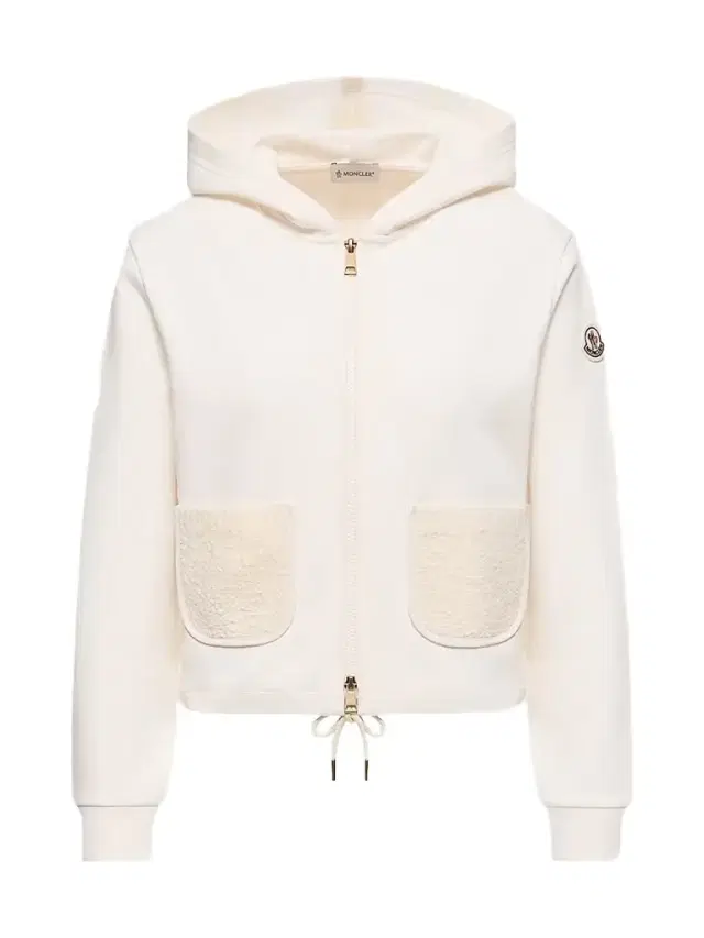 Moncler Women's Sweatshirt in Cotton Blend - Beige